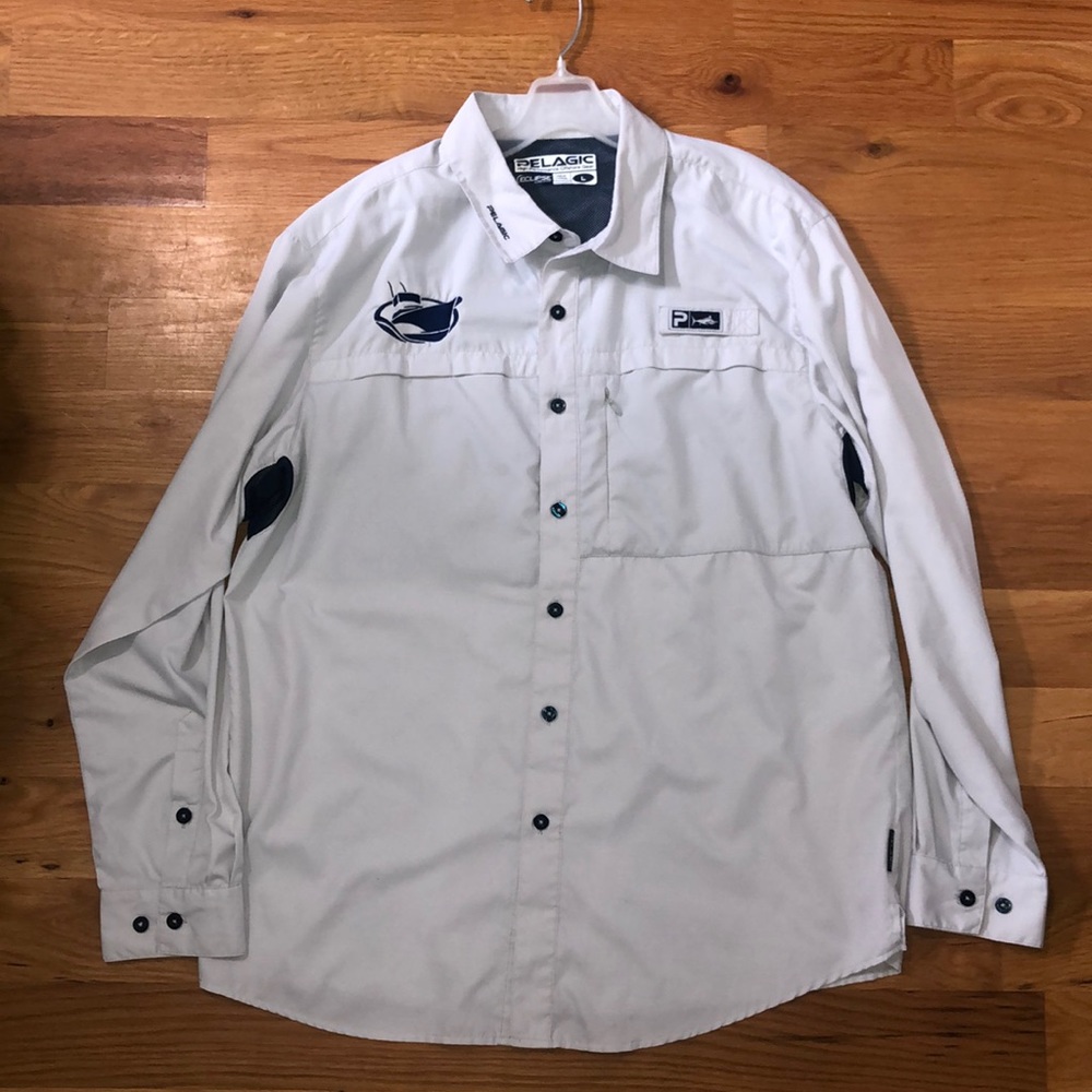 Light gray fishing shirt